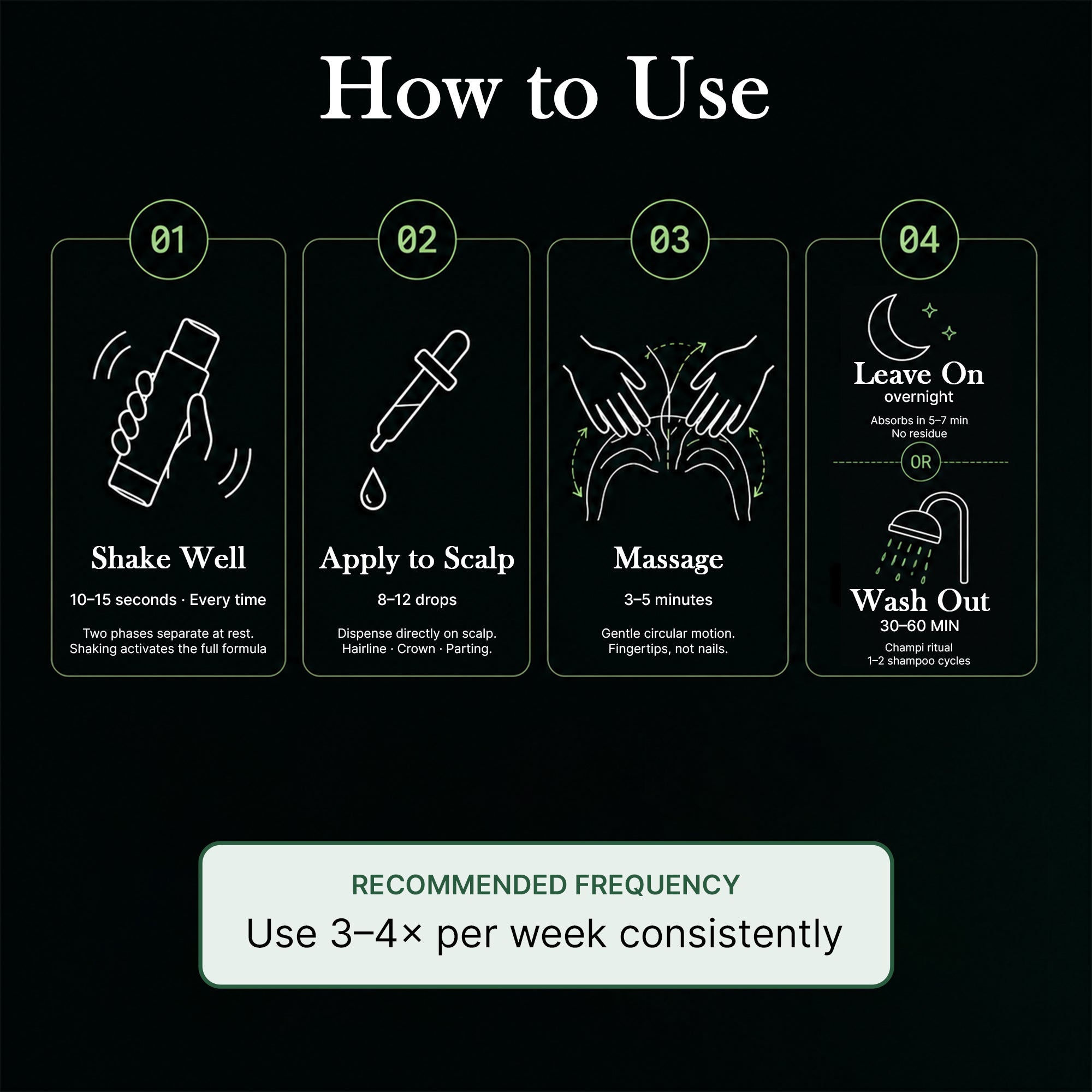 Rosemary + Peptides Hair Oil Serum